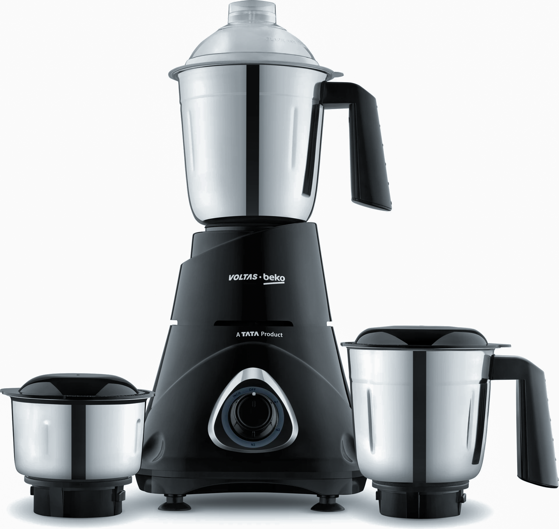 Crompton DS 500 W Mixer Grinder (ACGM-DS500W3J BLK | 3 Jars | Black & Grey)